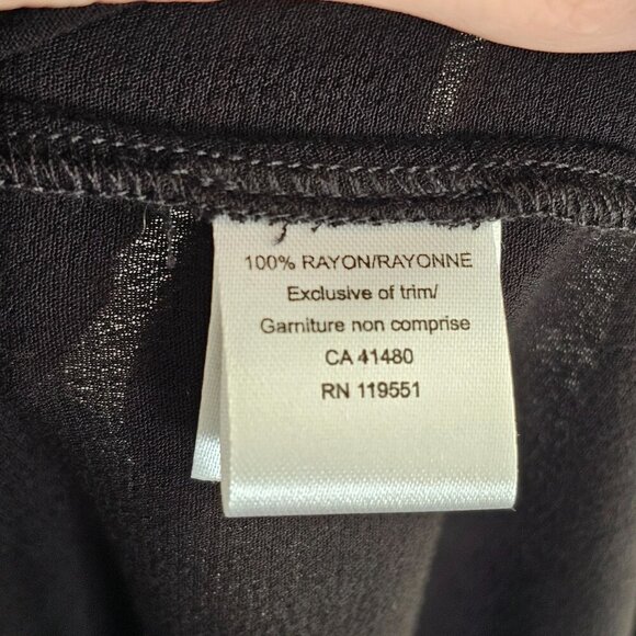 Gentle Fawn NWT Rosemarin Blouse Black Long Sleeve Sz XS - Picture 9 of 11